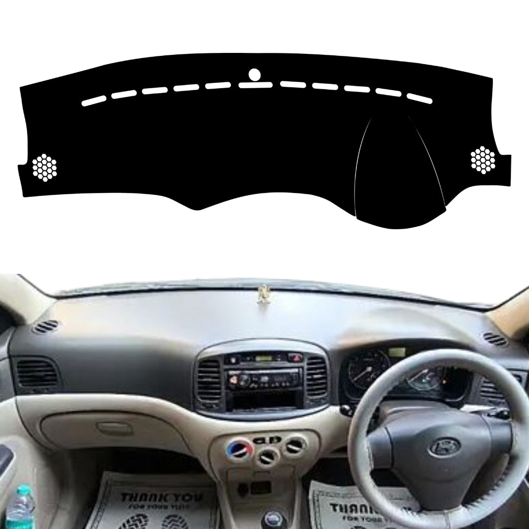 Car Dashborad Cover Mat For Hyundai Verna
