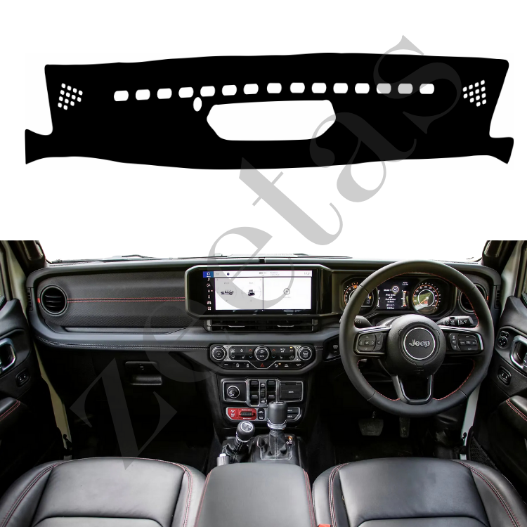 Jeep Wrangler 2017 To 2025 Car Dashborad Cover