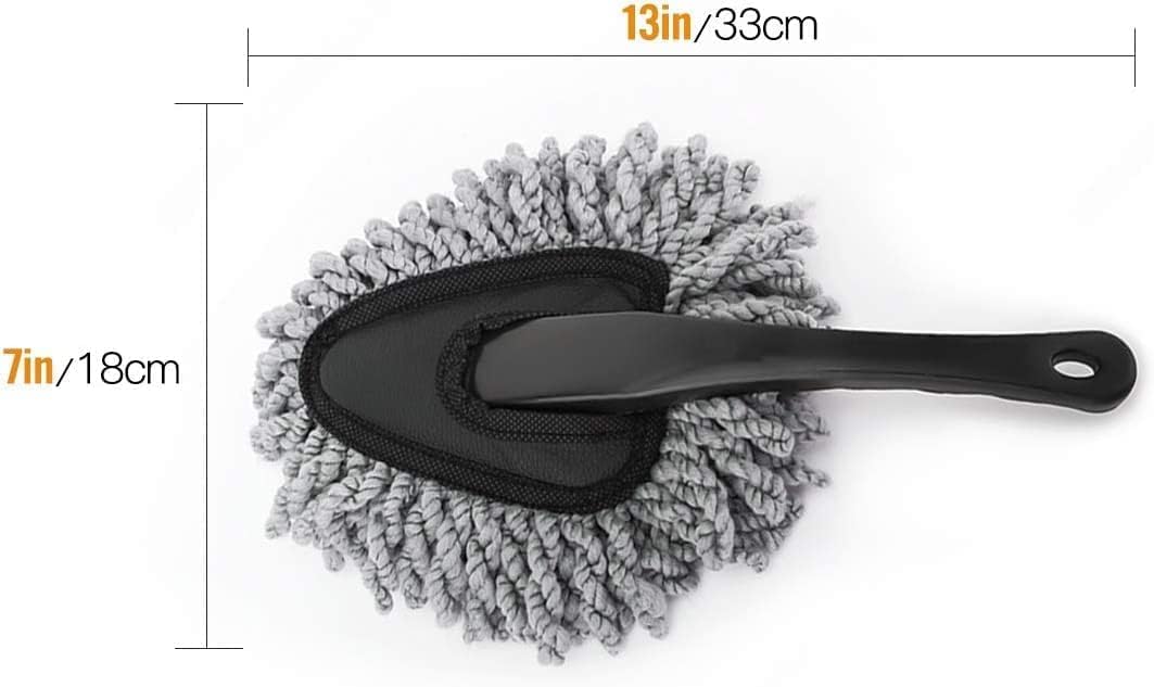 Car Duster Brush, 8 cm, Multipurpose Scratch-Free Cleaning Tool for Home and Auto - zeetas