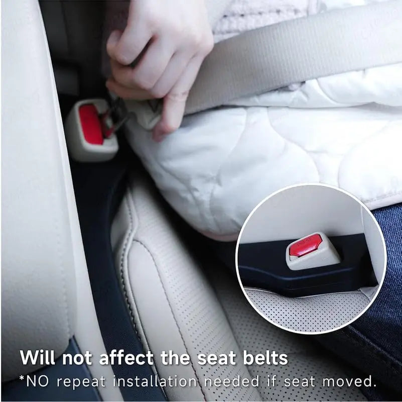 Car Seat Side Gap Filler Black, Car Seat Gap Plug Strip Filler Prevent Things from Dropping Pcs - 2 - zeetas