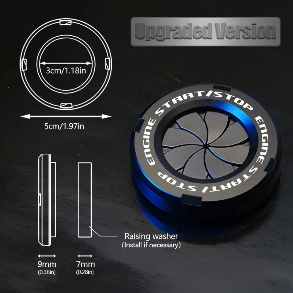 Car Start Stop Button Cover Creative Engine Start Stop Button Cover - zeetas