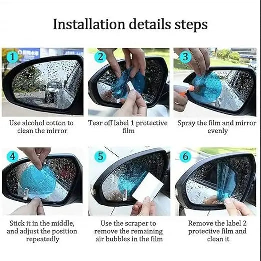 Car Mirror Rain Guard 2Pcs - zeetas