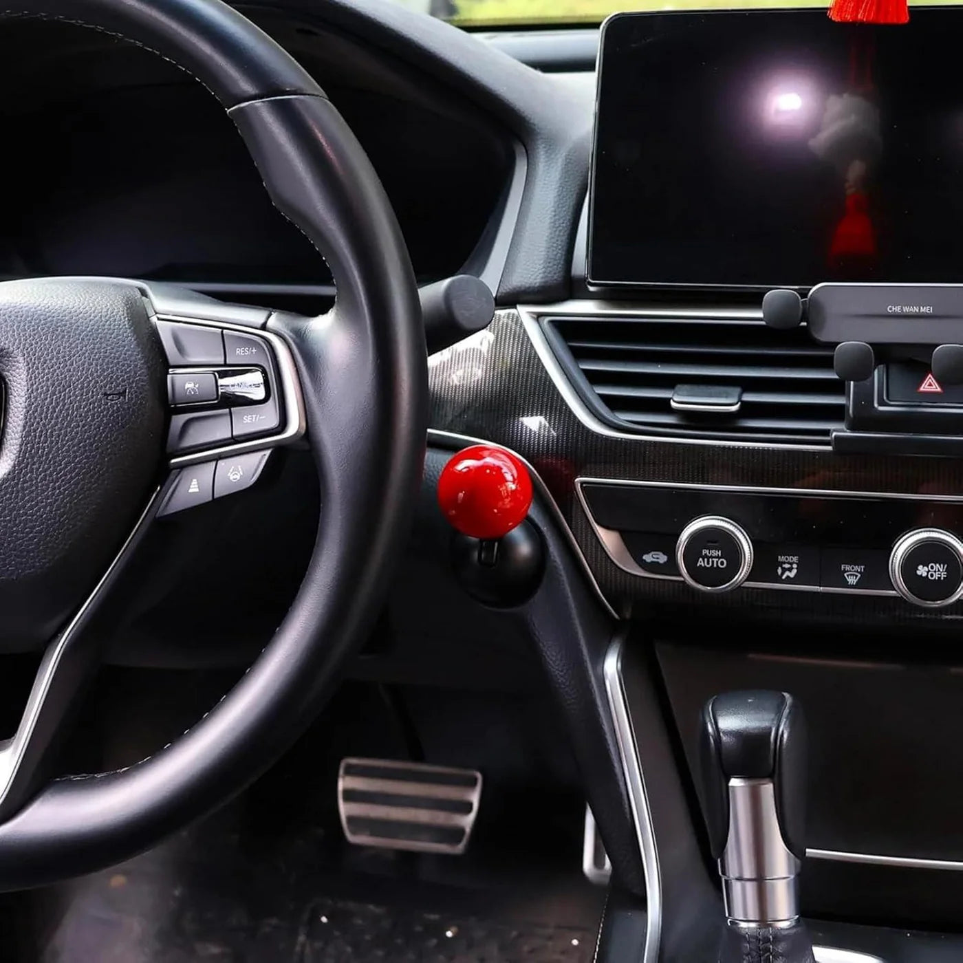 ZEETAS Car Push Start Stop Button Metal Joystick for Push Start Stop Button All Cars