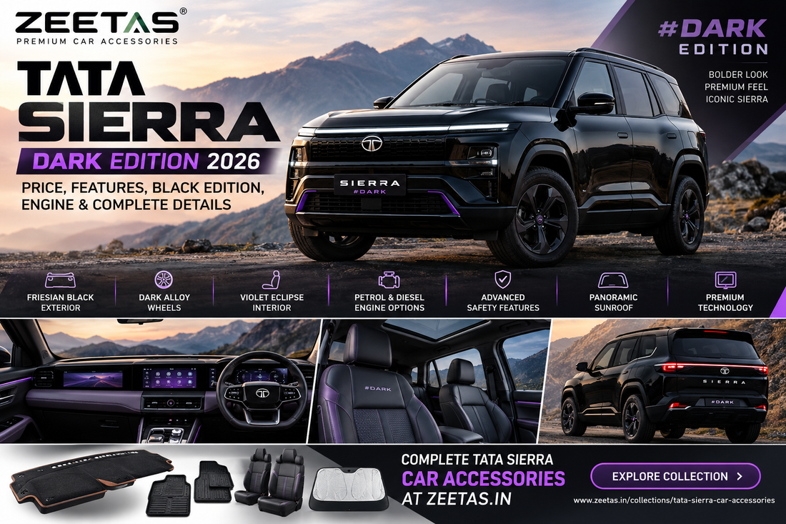 Tata Sierra Dark Edition 2026 – Price, Features, Black Edition, Engine & Complete Details
