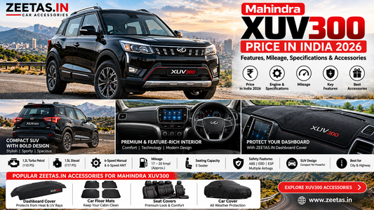 Mahindra XUV300 Price in India 2026 – Features, Mileage, Specifications & Accessories
