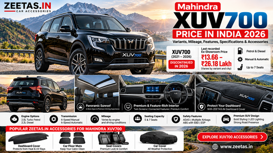 Mahindra XUV700 Price in India 2026 – Variants, Mileage, Features, Specifications & Accessories