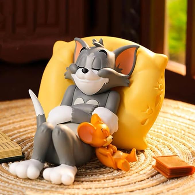 Tom & Jerry Cute Sleeping Car Interior Accessory-Cute Toy for car Dashboard and Table top zeetas