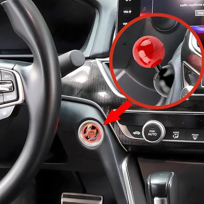 ZEETAS Car Push Start Stop Button Metal Joystick for Push Start Stop Button All Cars
