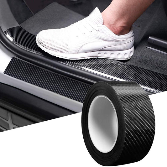 Car High Gloss Anti Scratch Black Carbon Fiber Paint Protection Film Tape