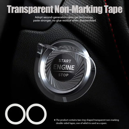 Car Start Stop Button Cover Creative Engine Start Stop Button Cover - zeetas