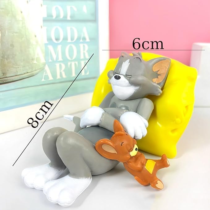 Tom & Jerry Cute Sleeping Car Interior Accessory-Cute Toy for car Dashboard and Table top zeetas