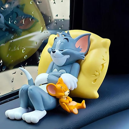 Tom & Jerry Cute Sleeping Car Interior Accessory-Cute Toy for car Dashboard and Table top zeetas