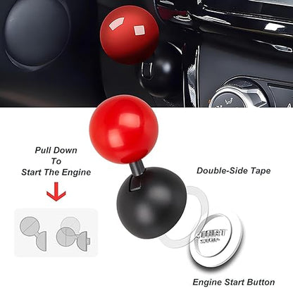 ZEETAS Car Push Start Stop Button Metal Joystick for Push Start Stop Button All Cars