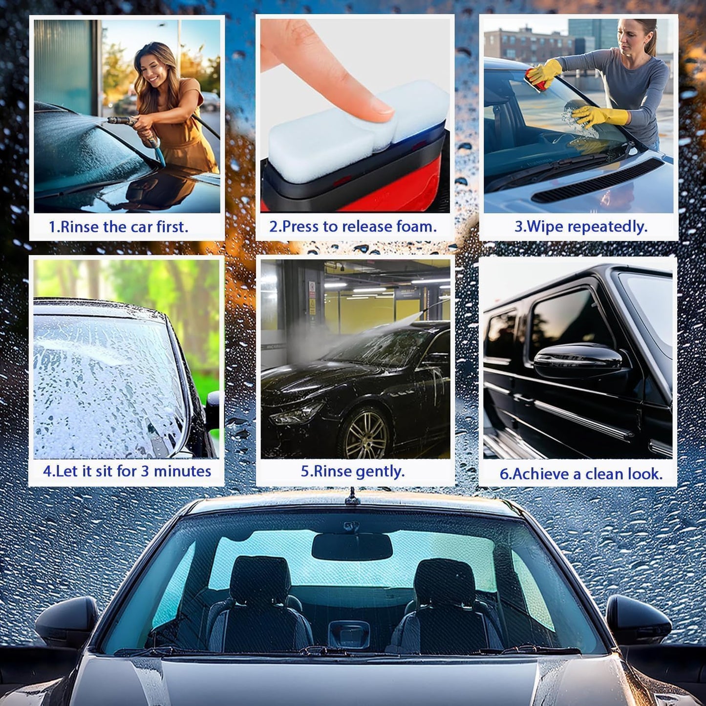 Car Glass Oil Film Remover