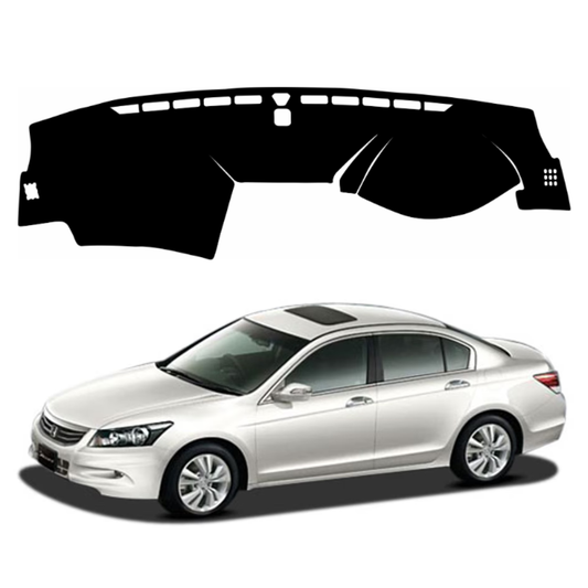 ZEETAS Honda Accord 2008 TO 2012 Car Dashboard Cover Black Color Custom Fit Anti-Slip UV Protection Dashboard Mat