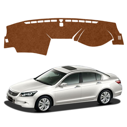 ZEETAS Honda Accord 2008 TO 2012 Car Dashboard Cover Brown Color Custom Fit Anti-Slip UV Protection Dashboard Mat