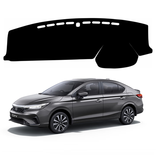 ZEETAS Honda City 2020 TO 2026  Car Dashboard Cover Black Color Custom Fit Anti-Slip UV Protection Dashboard Mat