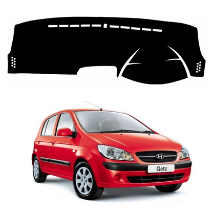 ZEETAS Hyundai Gets 2004 To 2010 Car Dashboard Cover Black Color Custom Fit Anti-Slip UV Protection Dashboard Mat
