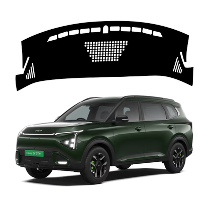 ZEETAS Kia Carens Clavis EV 2025-2026 Car Dashboard Cover Black Color Custom Fit Anti-Slip UV Protection Dashboard Mat