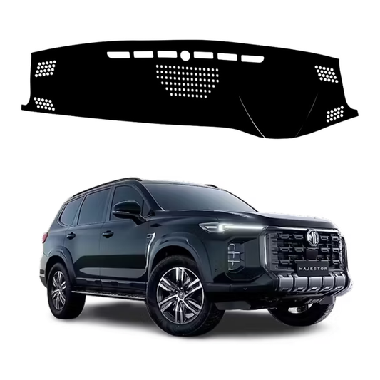 ZEETAS MG Majestor 2026 Car Dashboard Cover Black Color Custom Fit Anti-Slip UV Protection Dashboard Mat