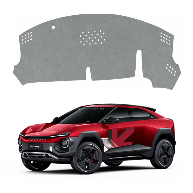 ZEETAS Mahindra BE6 FE 2025-2026 Car Dashboard Cover Grey Color Custom Fit Anti-Slip UV Protection Dashboard Mat