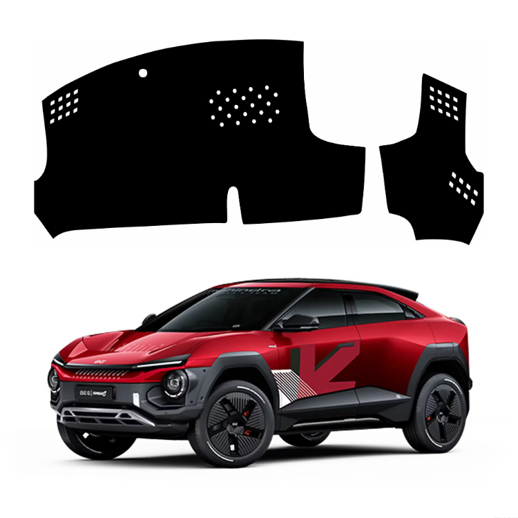 ZEETAS Mahindra BE6 FE 2025-2026 HUD Car Dashboard Cover Black Color Custom Fit Anti-Slip UV Protection Dashboard Mat