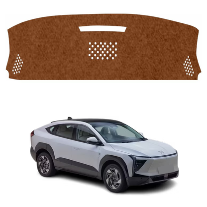 ZEETAS Mahindra XEV 9E 2025–2026 Car Dashboard Cover Brown Color Custom Fit Anti-Slip UV Protection Dashboard Mat