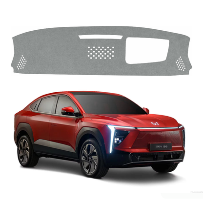 ZEETAS Mahindra XEV 9E HUD 2025-2026 Car Dashboard Cover Grey Color Custom Fit Anti-Slip UV Protection Dashboard Mat