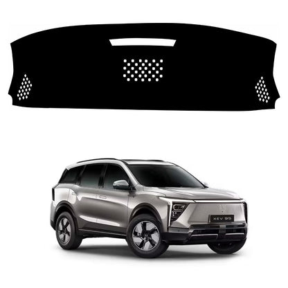 ZEETAS Mahindra XEV 9S 2025–2026 Car Dashboard Cover Black Color Custom Fit Anti-Slip UV Protection Dashboard Mat