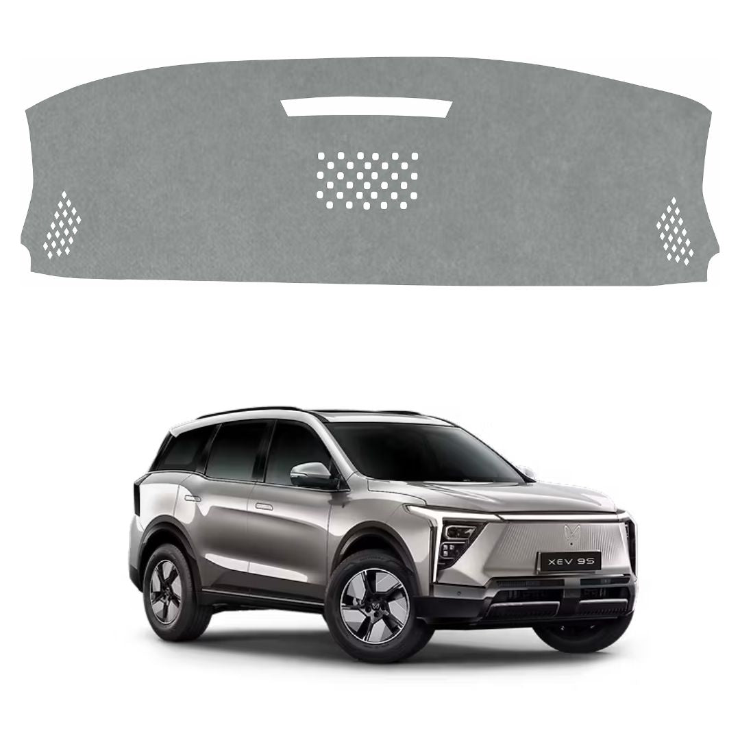 ZEETAS Mahindra XEV 9S 2025–2026 Car Dashboard Cover Grey Color Custom Fit Anti-Slip UV Protection Dashboard Mat
