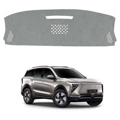 ZEETAS Mahindra XEV 9S 2025–2026 Car Dashboard Cover Grey Color Custom Fit Anti-Slip UV Protection Dashboard Mat