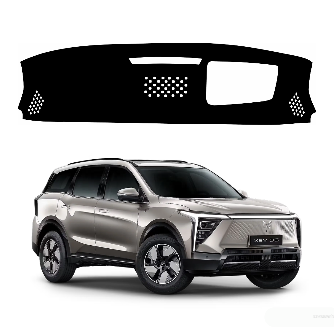 ZEETAS Mahindra XEV 9S HUD 2025–2026 Car Dashboard Cover Black Color Custom Fit Anti-Slip UV Protection Dashboard Mat