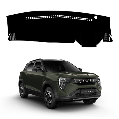 ZEETAS Mahindra XUV 3XO 2025 To 2026 Car Dashboard Cover Black Color Custom Fit Anti-Slip UV Protection Dashboard Mat