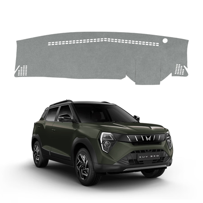 ZEETAS Mahindra XUV 3XO 2025 To 2026 Car Dashboard Cover Grey Color Custom Fit Anti-Slip UV Protection Dashboard Mat