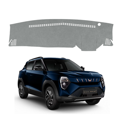 ZEETAS Mahindra XUV 3XO EV 2024-2025 Car Dashboard Cover Grey Color Custom Fit Anti-Slip UV Protection Dashboard Mat