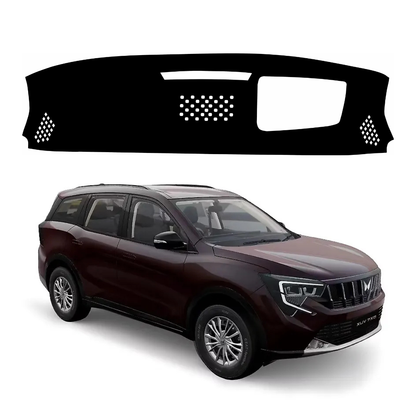 ZEETAS Mahindra XUV 7XO HUD 2025-2026 HUD Car Dashboard Cover Black Color Custom Fit Anti-Slip UV Protection Dashboard Mat