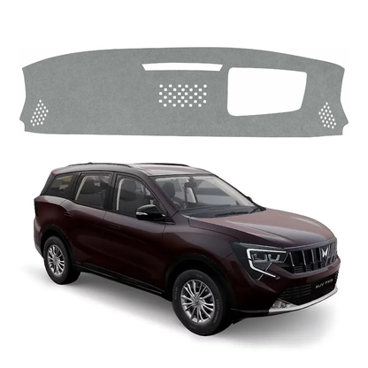ZEETAS Mahindra XUV 7XO HUD 2025-2026 HUD Car Dashboard Cover Grey Color Custom Fit Anti-Slip UV Protection Dashboard Mat