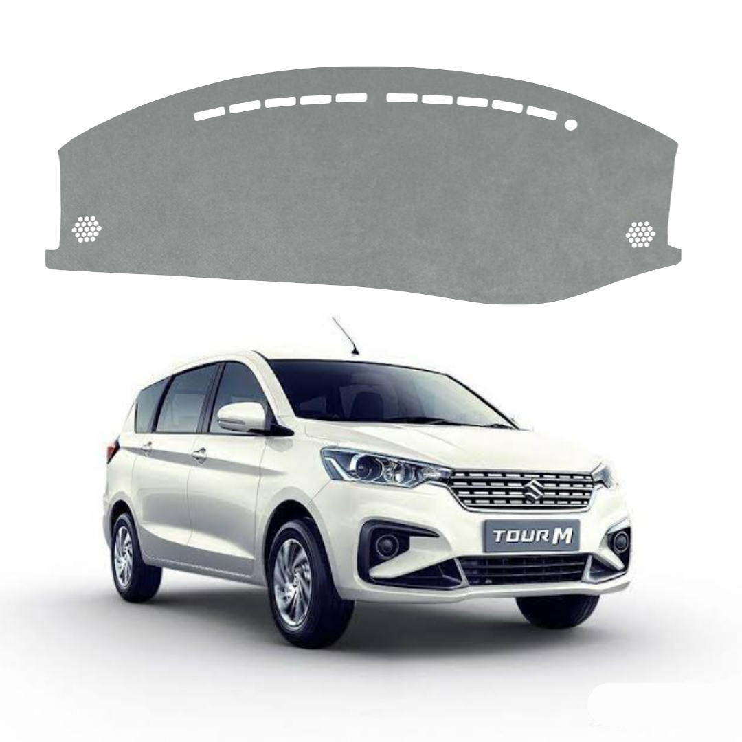ZEETAS Maruti Suzuki Ertiga Tour M 2019-2026 Car Dashboard Cover Grey Color Custom Fit Anti-Slip UV Protection Dashboard Mat