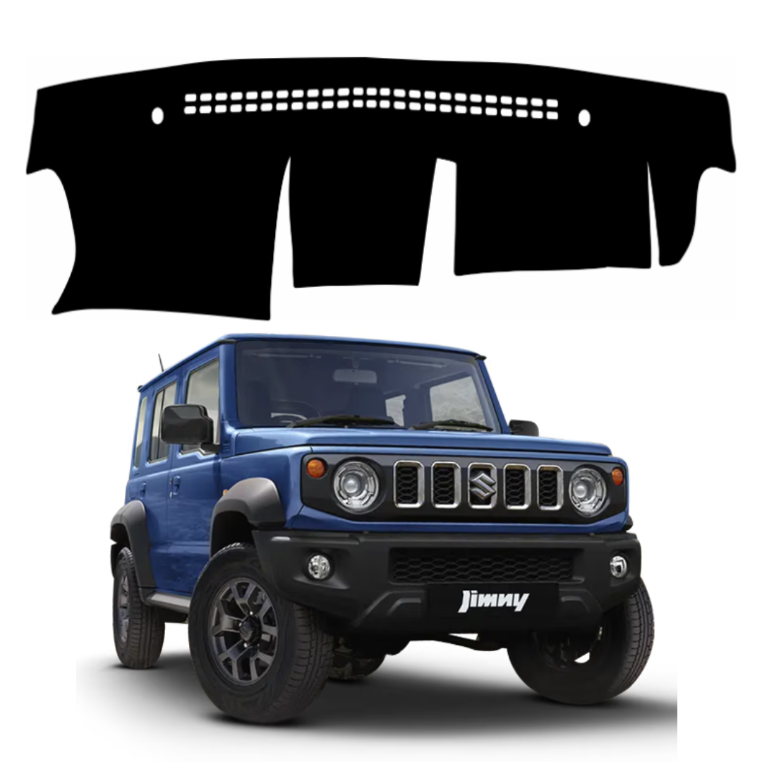 ZEETAS Maruti Suzuki Jimny 2023-2026 Car Dashboard Cover Black Color Custom Fit Anti-Slip UV Protection Dashboard Mat