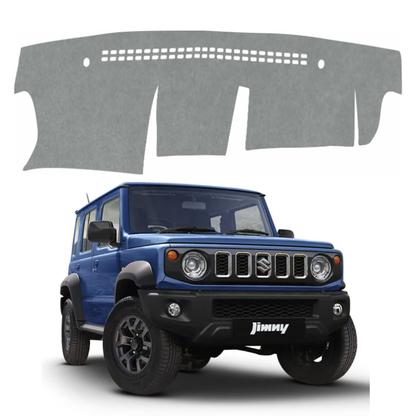 ZEETAS Maruti Suzuki Jimny 2023-2026 Car Dashboard Cover Grey Color Custom Fit Anti-Slip UV Protection Dashboard Mat