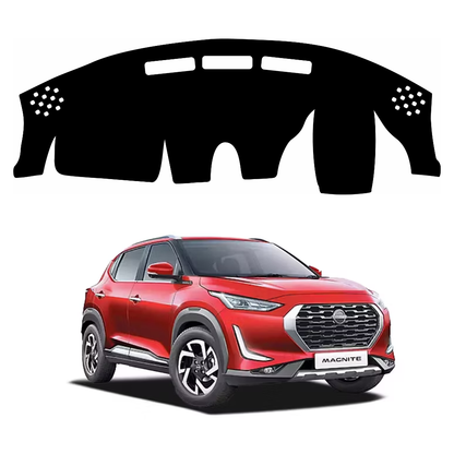 ZEETAS Nissan Magnite 2020 To 2026 Car Dashboard Cover Black Color Custom Fit Anti-Slip UV Protection Dashboard Mat