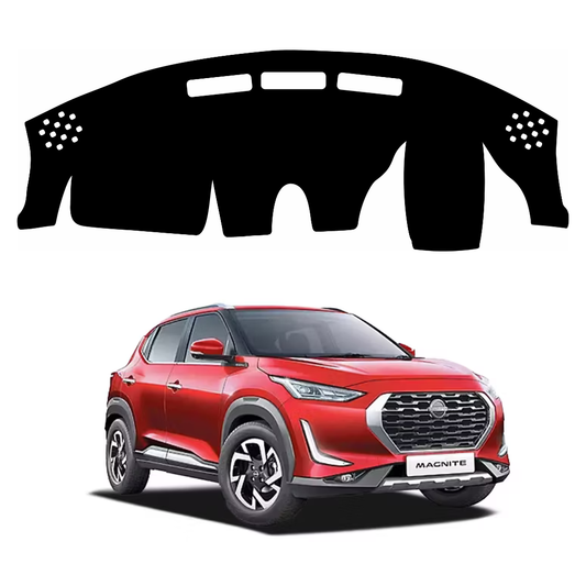 ZEETAS Nissan Magnite 2020 To 2026 Car Dashboard Cover Black Color Custom Fit Anti-Slip UV Protection Dashboard Mat