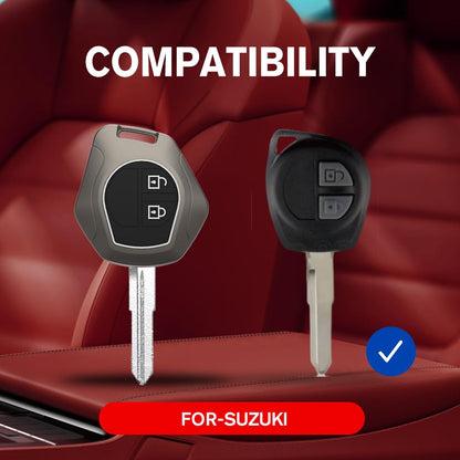 Premium Metal Key Cover for Suzuk Swift, Ertiga, WagonR, Celerio, Dzire, Alto, Fronx, Brezza, SPresso, Ignis