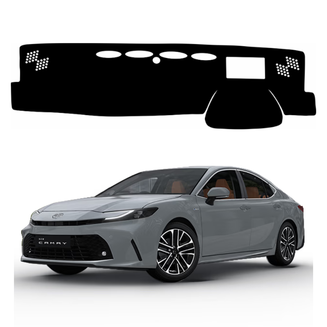 ZEETAS Toyota Camry 2025-2026 Car Dashboard Cover Black Color Custom Fit Anti-Slip UV Protection Dashboard Mat