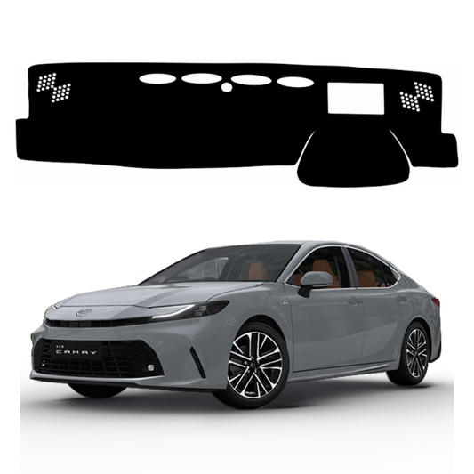 ZEETAS Toyota Camry 2025-2026 Car Dashboard Cover Black Color Custom Fit Anti-Slip UV Protection Dashboard Mat