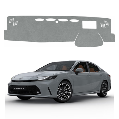 ZEETAS Toyota Camry 2025-2026 Car Dashboard Cover Grey Color Custom Fit Anti-Slip UV Protection Dashboard Mat