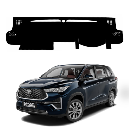 ZEETAS Toyota Innova Hycross 2022 To 2026 Car Dashboard Cover Black Color Custom Fit Anti-Slip UV Protection Dashboard Mat