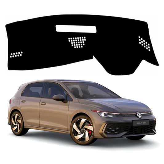 ZEETAS Volkswagen Golf GTI 2024 to 2026 Car Dashboard Cover Black Color Custom Fit Anti-Slip UV Protection Dashboard Mat